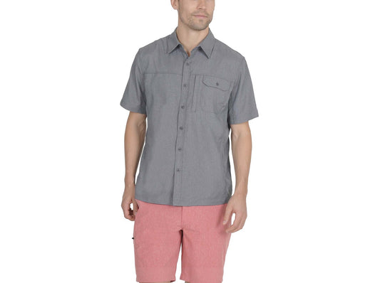 Button Down Sun Protection Shirt with Mesh Panels